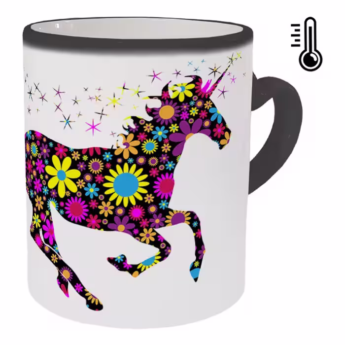 خرید ماگ-لیوان حرارتی  دسته ساده  یونیکورن کد 8