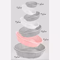 آبکش خوشرنگ سایز 5 ایده آل
