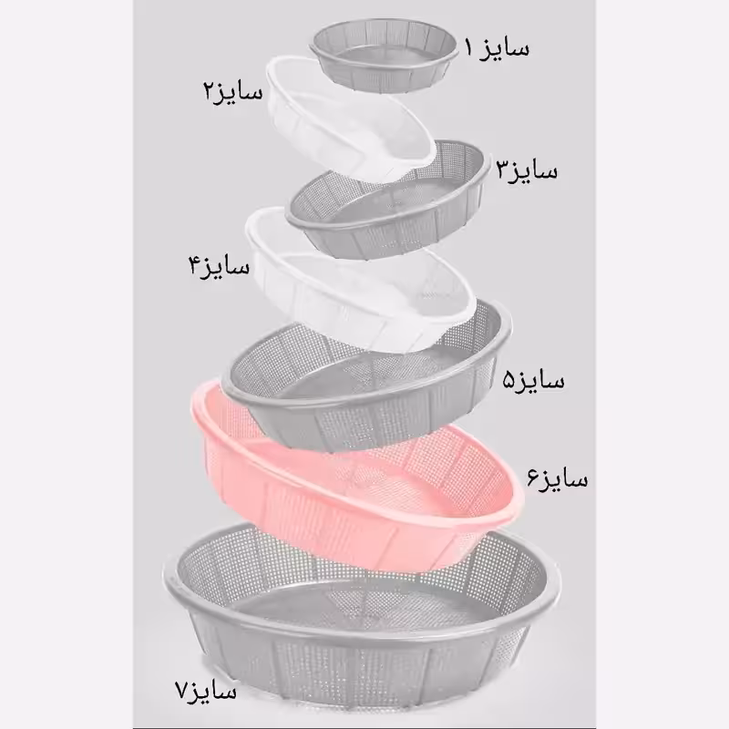 آبکش خوشرنگ سایز 5 ایده آل