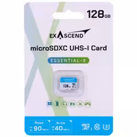 رم میکرو 128 گیگ اگزاسند Exascend Essential-X U3 C10 90MB/s