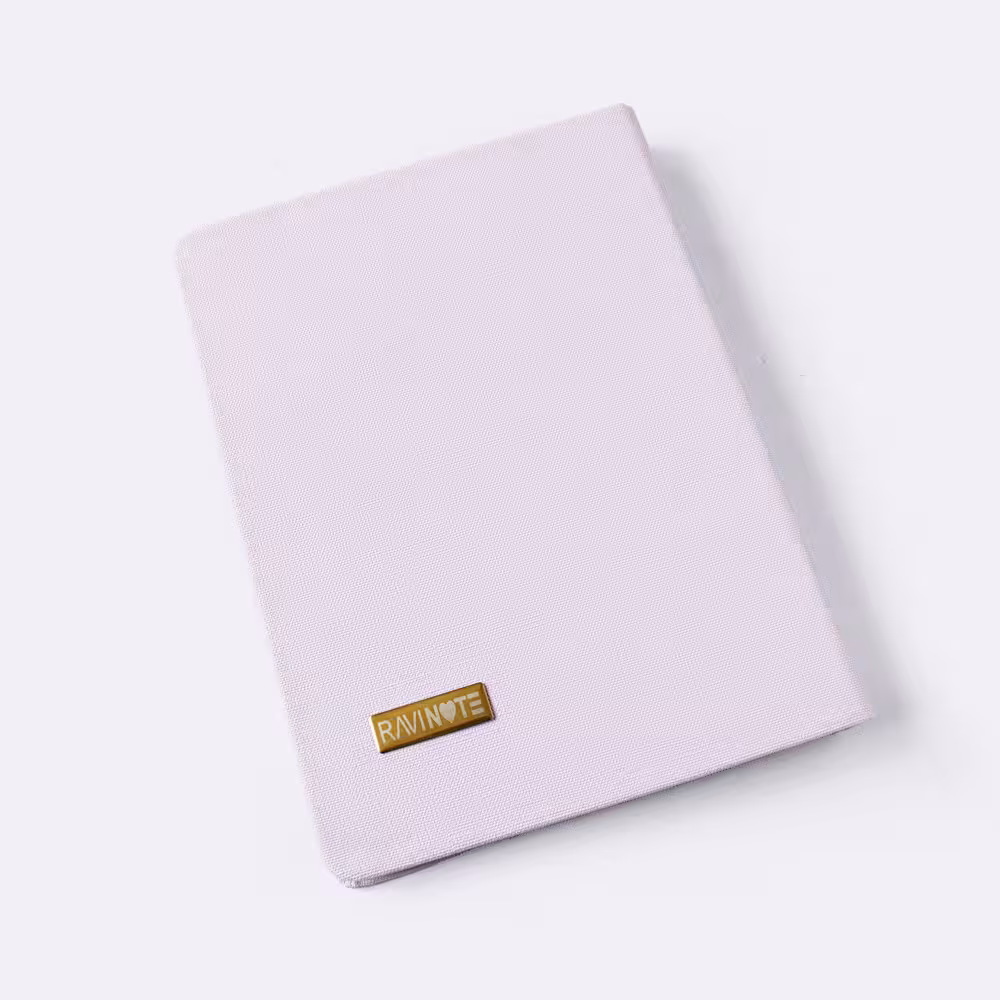 کلاسور 26 حلقه A4 چرم یاسی راوی نوت (RAVINOTE)