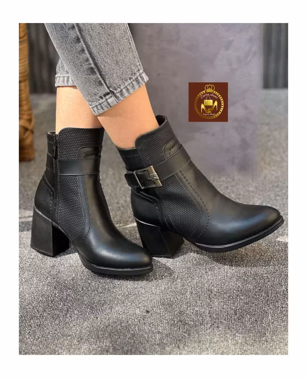 نیمبوت پاشنه دار مجلسی و طبی زنانه