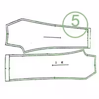 الگوی شلوار کودک 5 سال