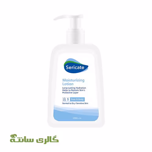 لوسیون مرطوب کننده پوست نرمال تا خشک سریکیت sericate حجم 500 میل کد MSPL0001