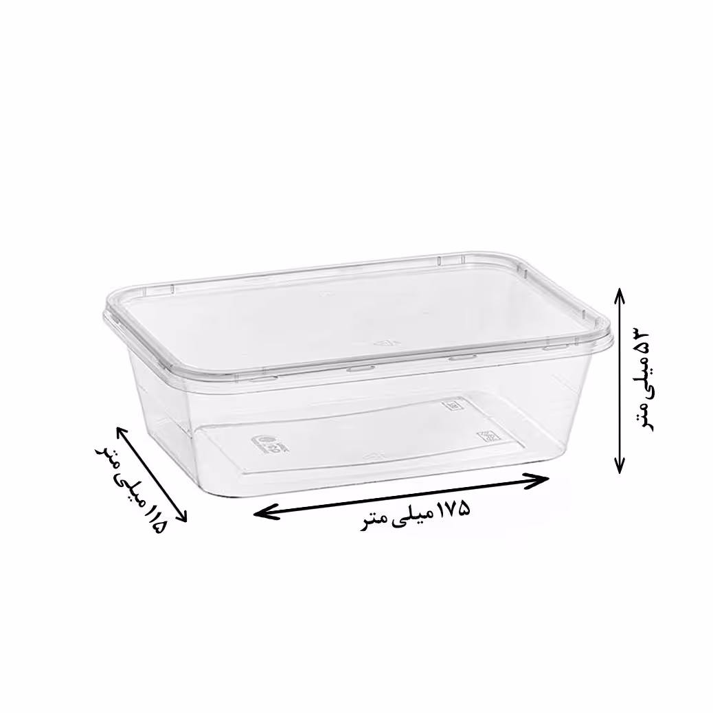 ظرف فریزری ویژه بسته بندی سایز 750 قابل استفاده در مایکروویو