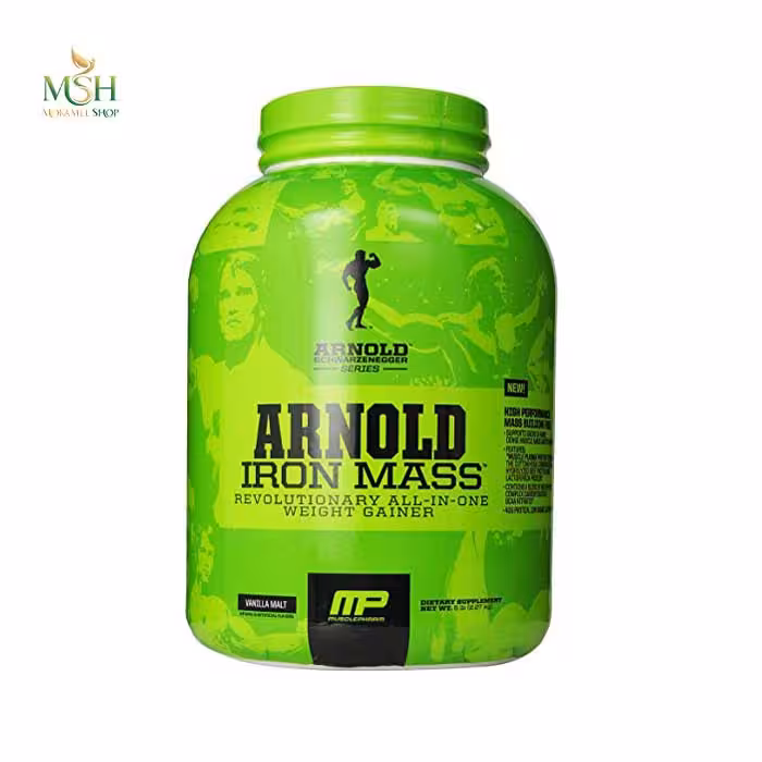 گینر آیرون مس آرنولد ماسل فارم | Muscle Pharm Arnold Iron Mass Gainer