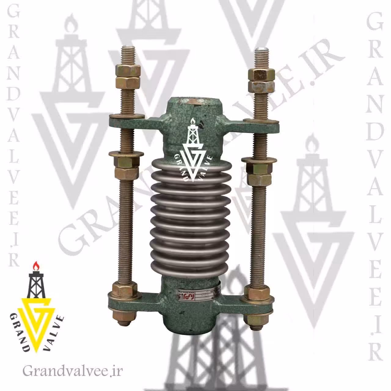 لرزه گیر "12 آکاردئونی جوشی دوجداره مهاردار ارتعاشات صنعتی ایران