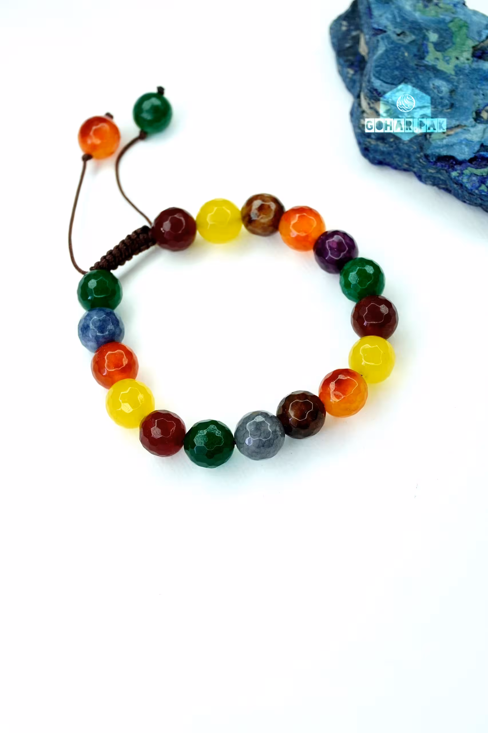 دستبند سنگ عقیق مدل پاییز کد 310184