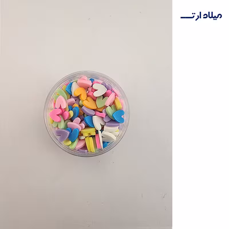 فیمو قلب چند رنگ