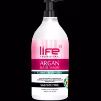 ماسک موی بدون سولفات 1000میل داخل حمام Life آرگان پمپی