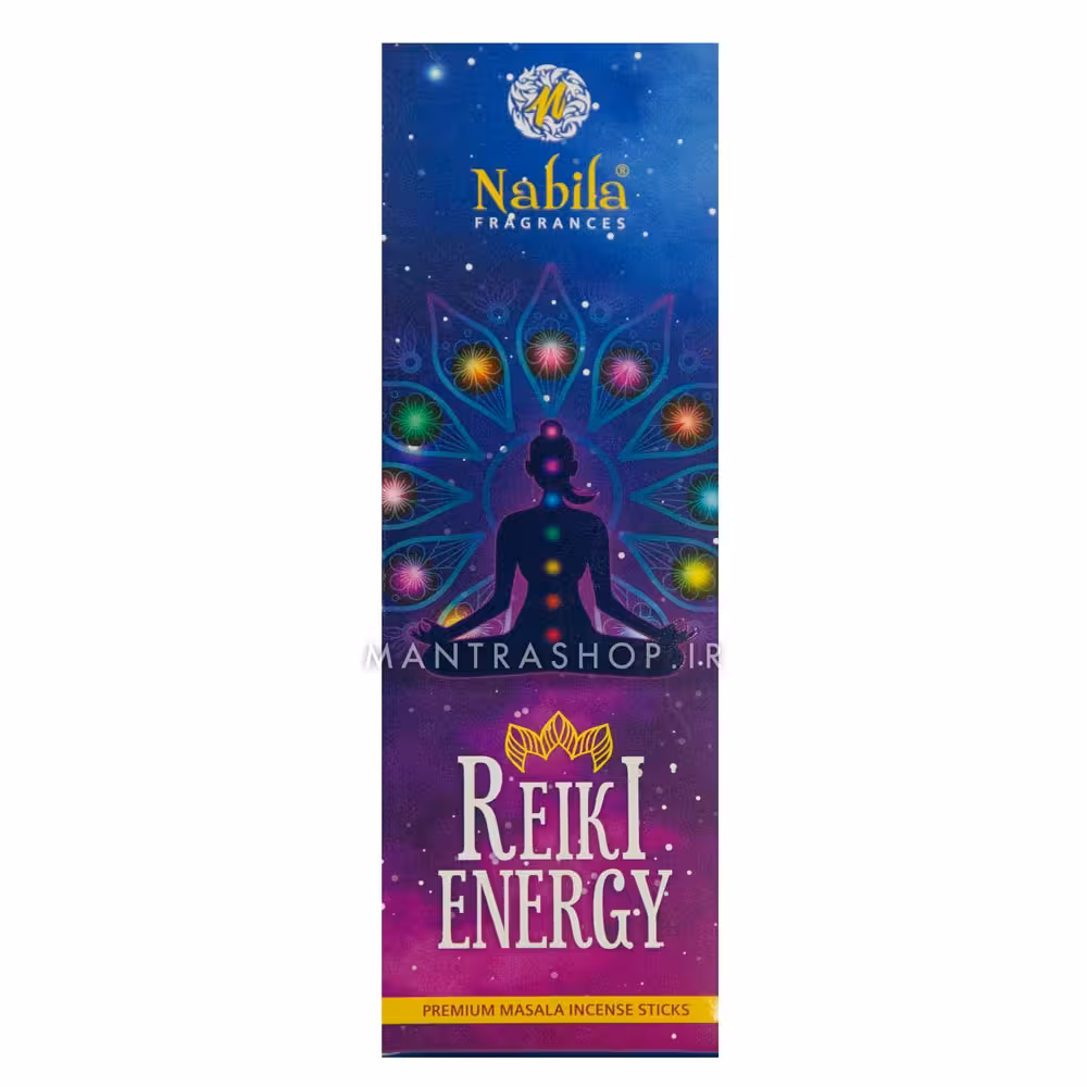 عود دست ساز هندی Reiki Energy برند Nabila بسته 50 گرمی (عود ریکی انرژی)