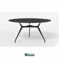 پایه میز ناهارخوری و کنفرانس مدل Orbix مشکی فانتونی P130