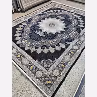 فرش ماشینی 1200شانه طرح آرواناسرمه ای12متری(باارسال رایگان)