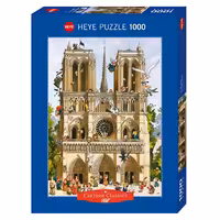 پازل 1000 تکه HEYE طرح زنده باد نوتردام!