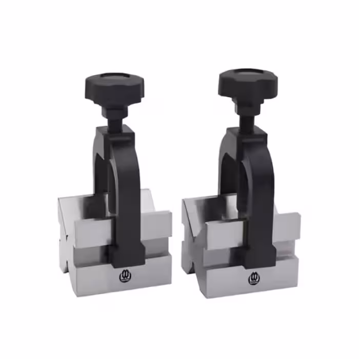 وی بلوک کلمپ دار فولاد ضد زنگ 75×75×100 میلی متر ورکا مدل 0405-236