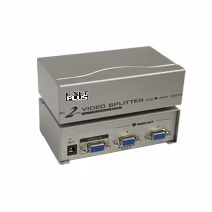 اسپلیتر VGA دو پورت کی نت پلاس 250 مگاهرتز - فروشگاه اینترنتی طیف سنتر