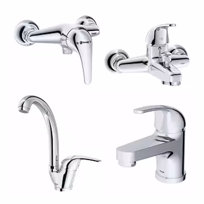 ست شیرآلات شودر مدل اطلس