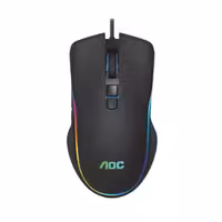 ماوس باسیم  ارگونومیک ای او سی   AOC Optical Ergonomic wried mouse  GM100