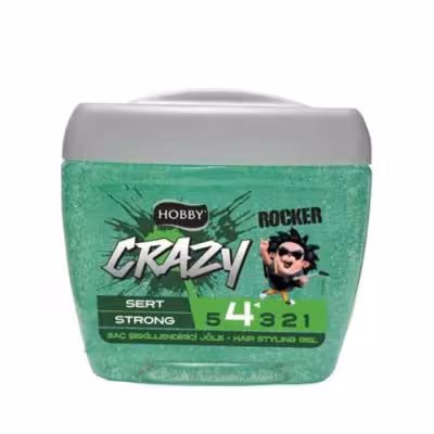 ژل حالت دهنده مو هوبی HOBBY با سختی 4 مدل ROCKER حجم 150 میل