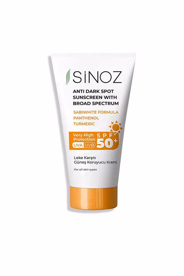 خرید کرم ضد آفتاب Sinoz با SPF 50  برای انواع پوست