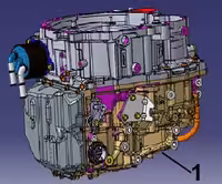 گیربکس کامل دناپلاس اتوماتیک LANDAI
