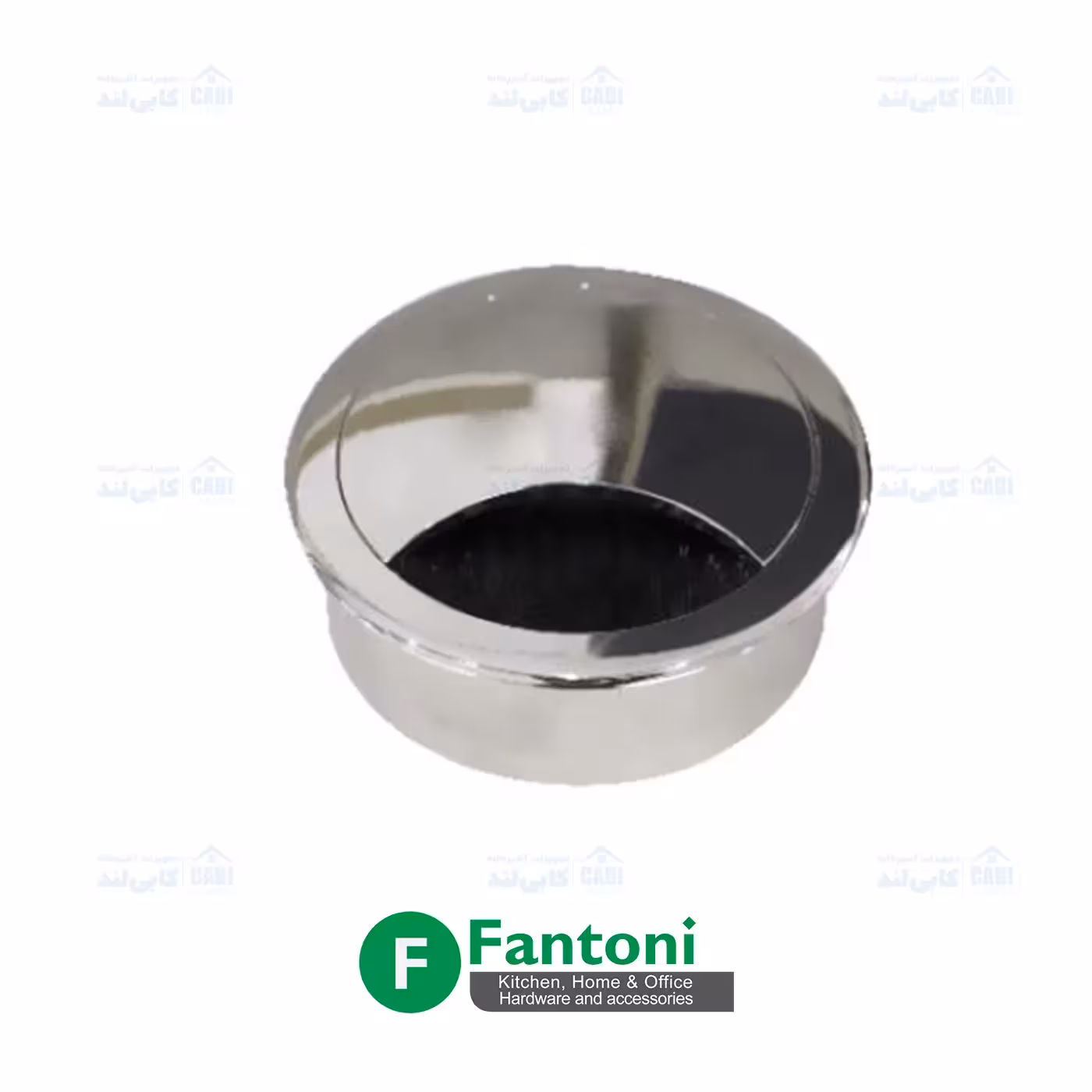 قاب داکت دایره رومیزی رنگ سیلور آنودایز فانتونی T382