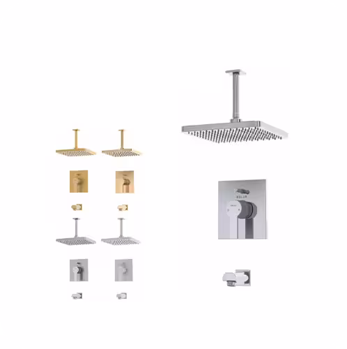 شیر دوش حمام توکار کلار مدل فلت کلاسیک تیپ 2