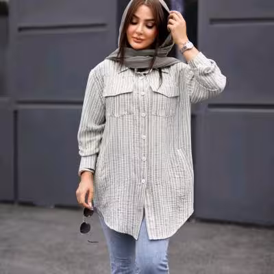 مانتو اسپرت زنانه مدل مانتو شومیز تابستانی خنک
