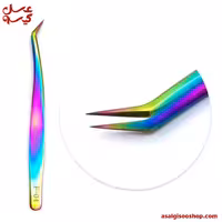 پنس سر کج کاشت مژه والیوم  |کد 2122