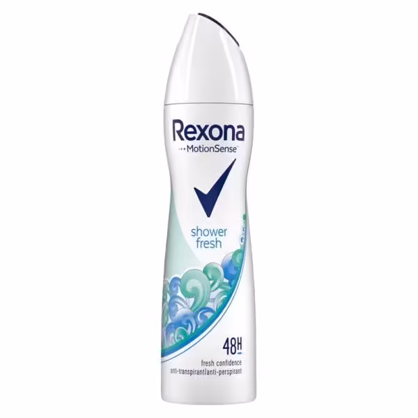 اسپری دئودورانت رکسونا Rexona زنانه مدل Shower Fresh اصل ایتالیا حجم 200 میل