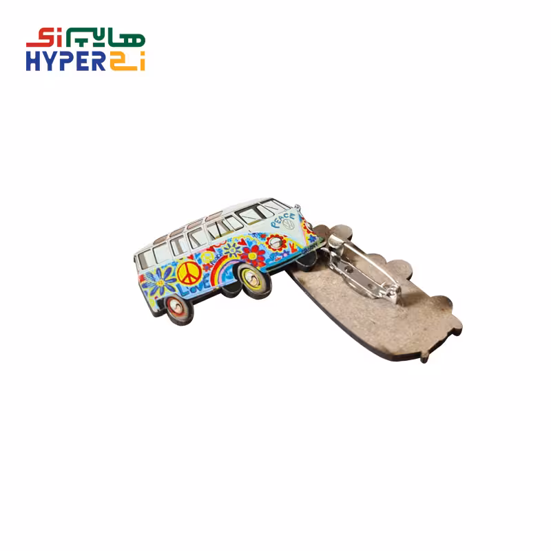 پیکسل سنجاقی ماشین سفید صلح