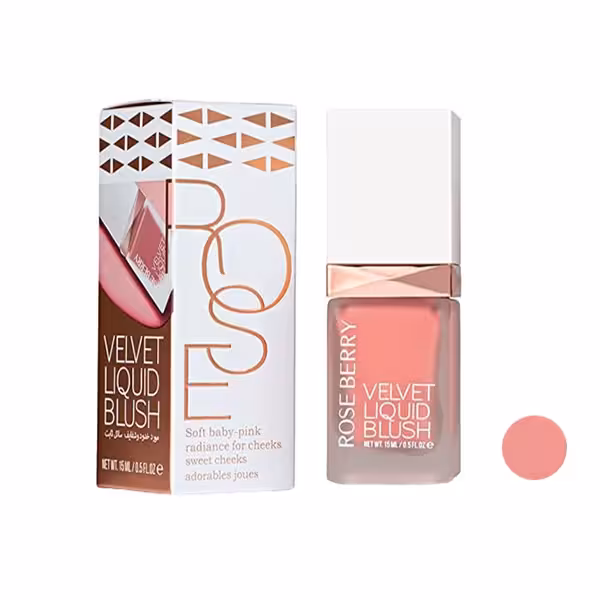 رژگونه مایع رز بری مدل BEAM