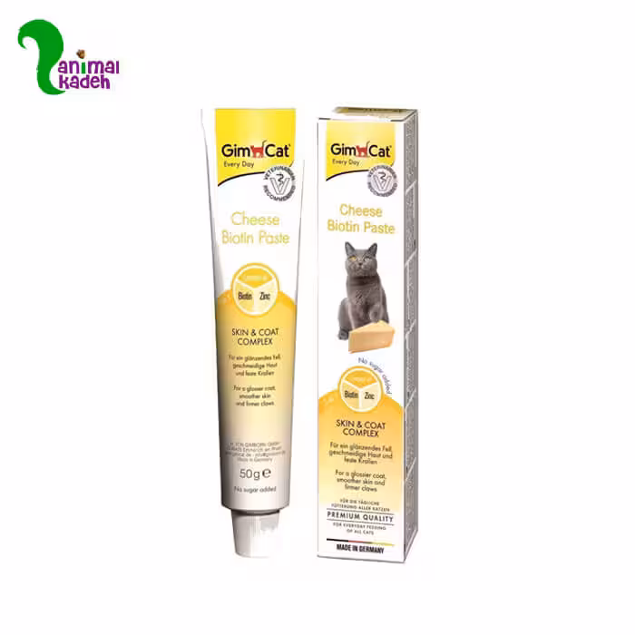 خمیر پیست جیم کت گربه طعم پنیر دارای بیوتین 50 گرمی