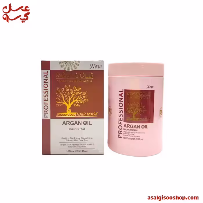 ماسک مو حاوی روغن آرگان و بذر کتان رز گلد-کد1171