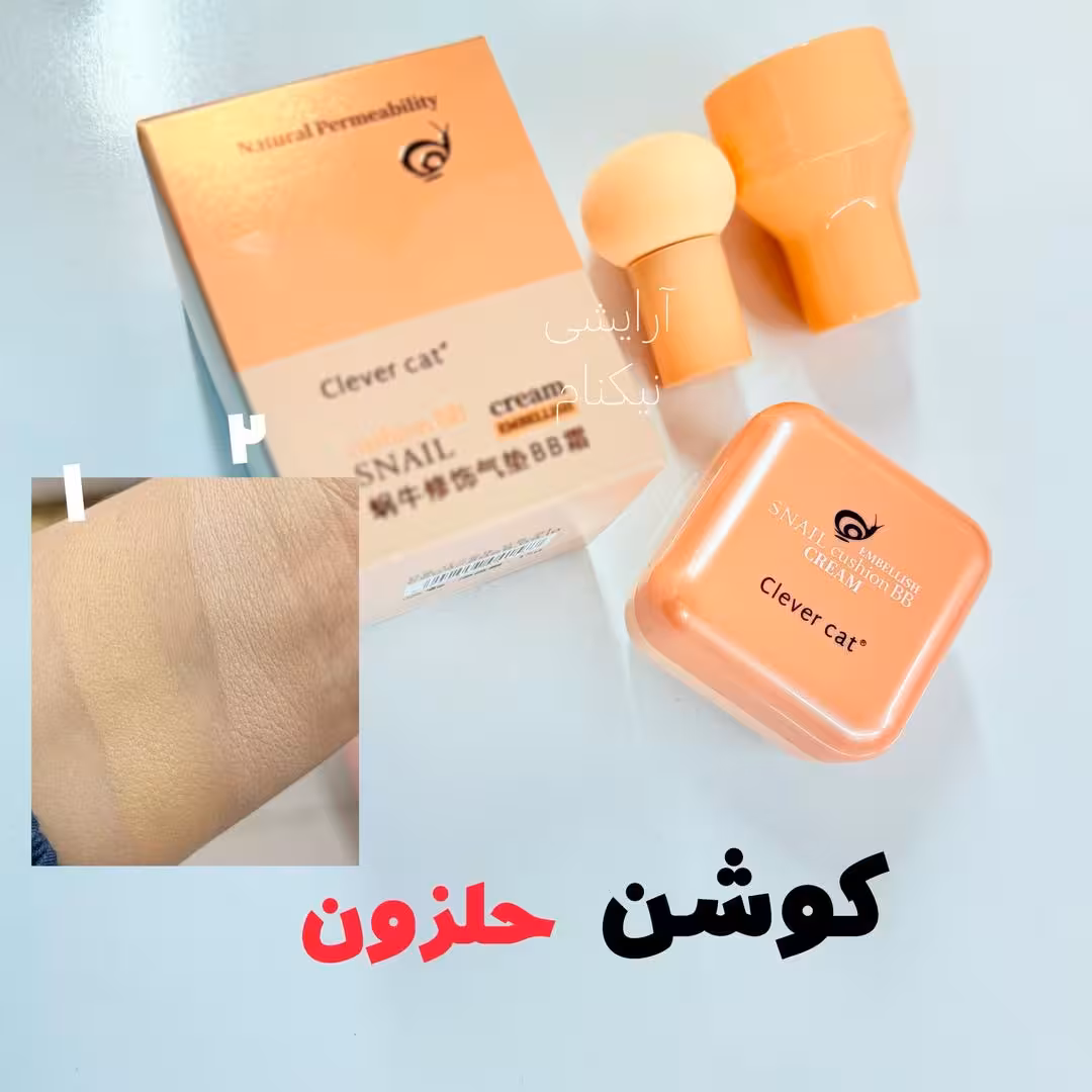 کوشن حلزون  کلور کت به همراه پد قارچی 15 میل