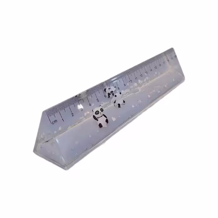 خط کش آکواریومی طرح خرس پاندا سایز 20 سانتی متری