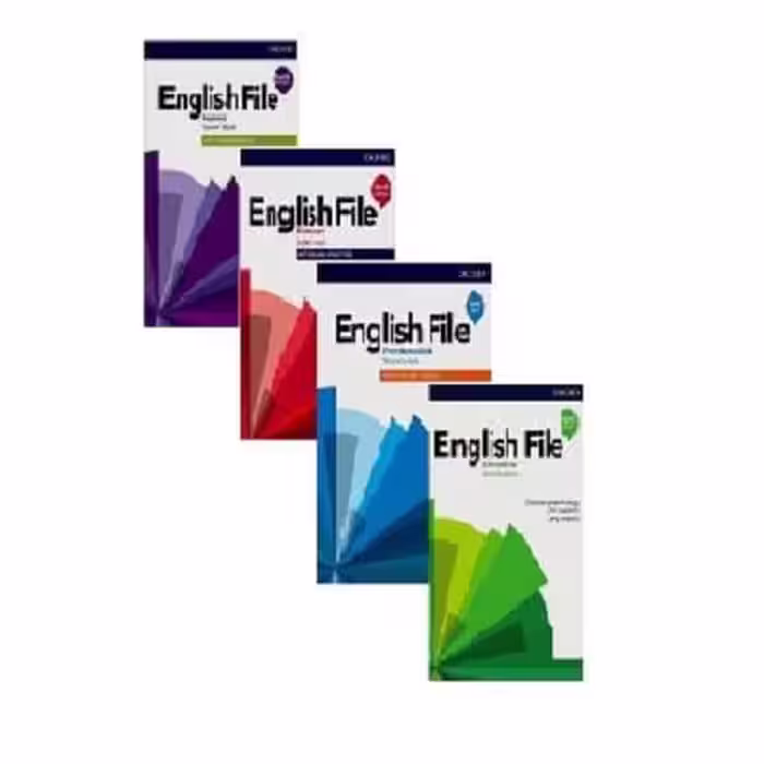 مجموعه کتاب چهارجلدی English file ویرایش چهارم