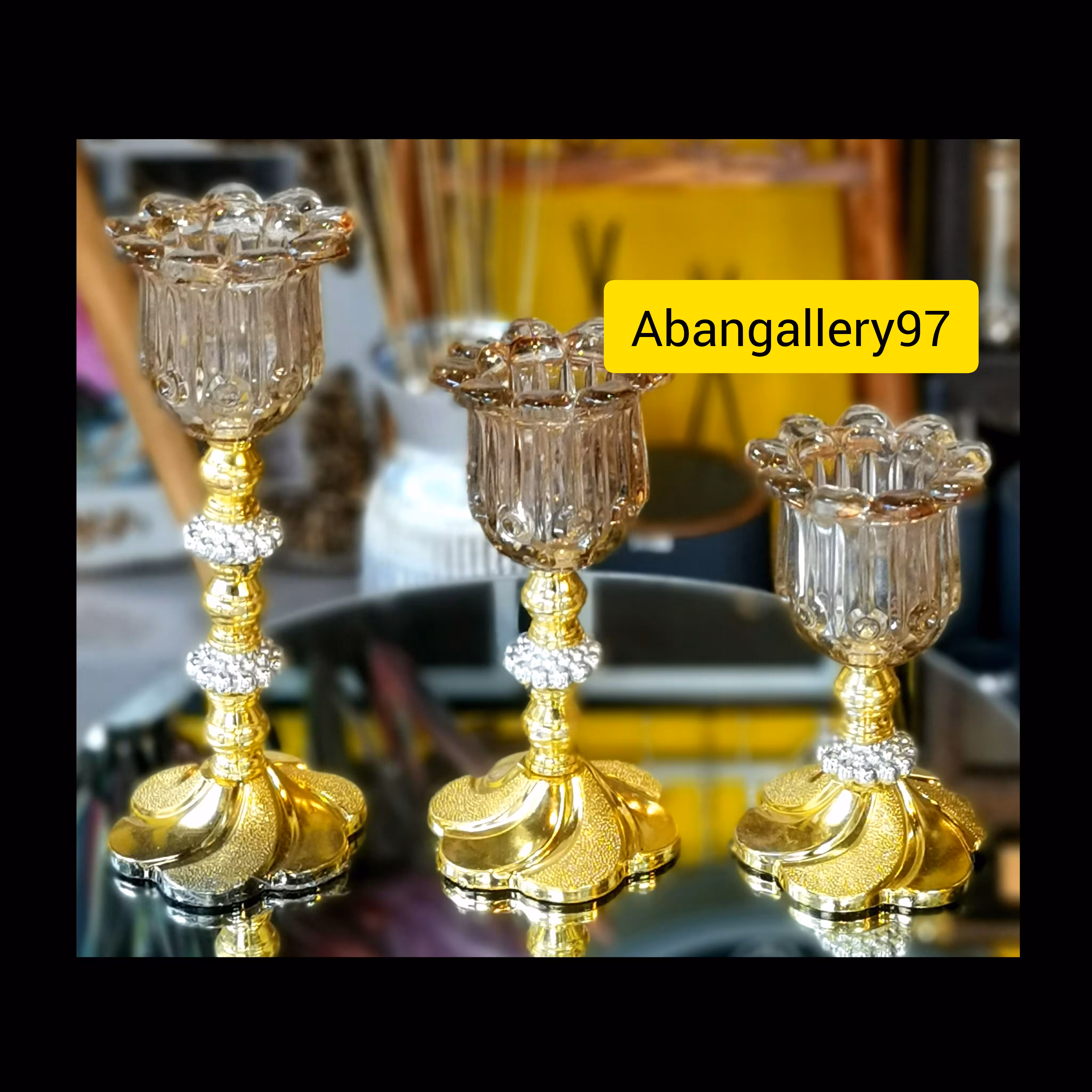 جا شمعی 3 تایی