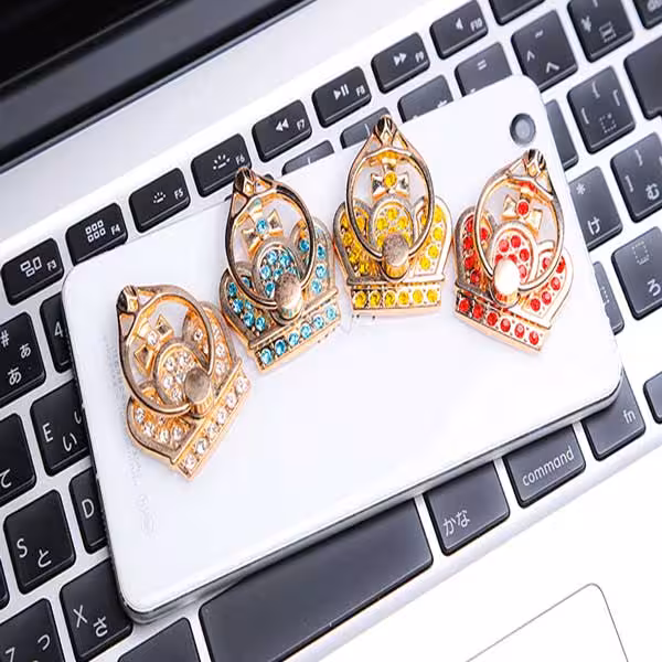 هولدر انگشتی طرح تاج Phone Crown Ring Holder