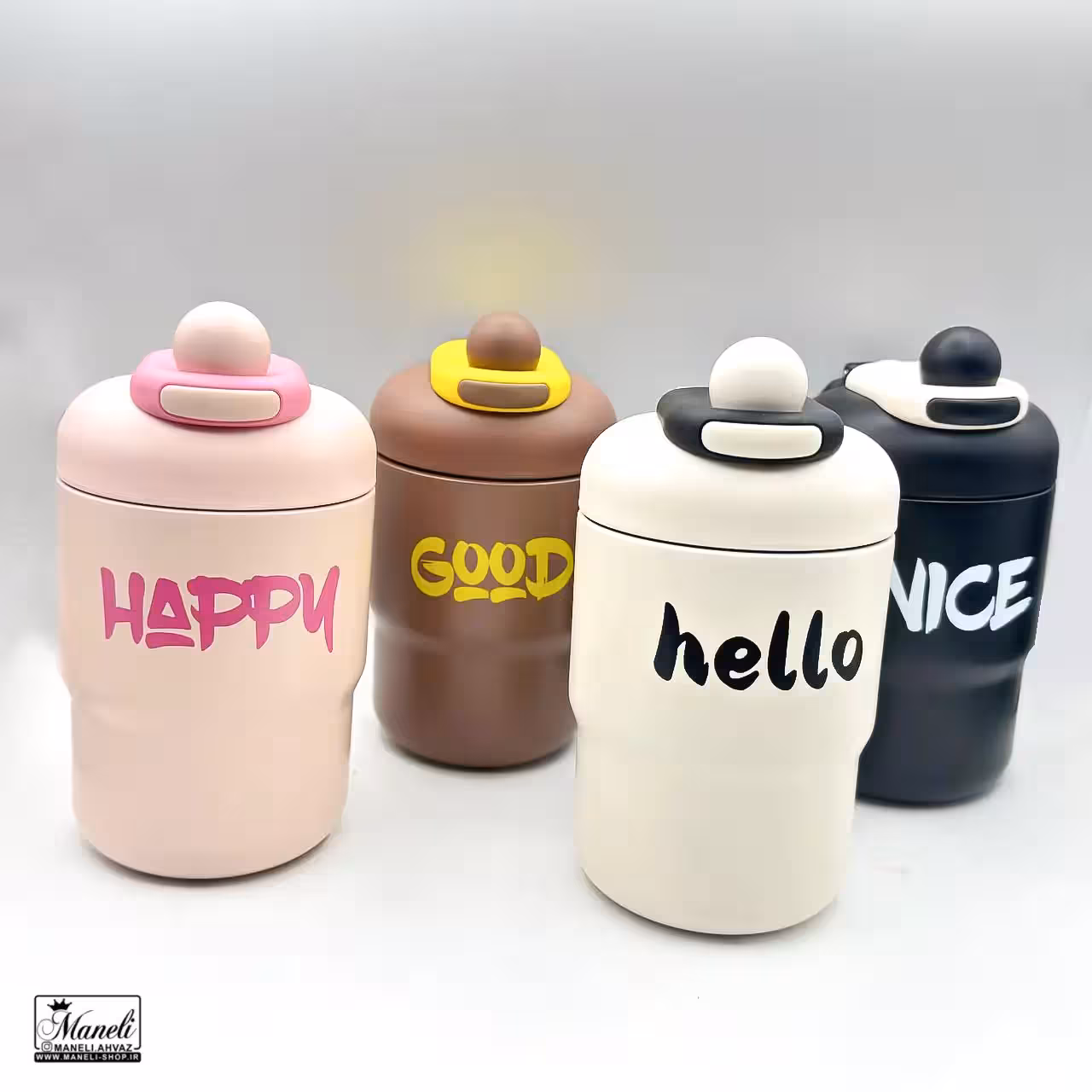 ماگ استیل با رنگ های پاستیلی | 500 میل 14030498