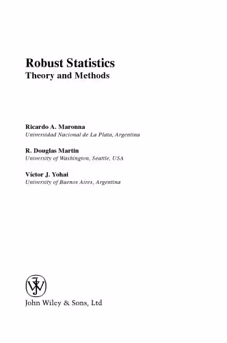 خرید و دانلود نسخه کامل کتاب Robust Statistics