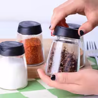 ست جا ادویه درب پروانه‌ای 4 عددی سالوت