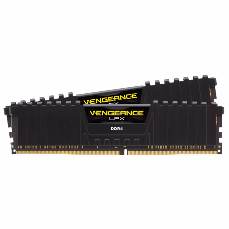 رم کامپیوتر DDR4 دو کاناله 3200 مگاهرتز CL16 کورسیر مدل Vengeance LPX ظرفیت 16 گیگابایت