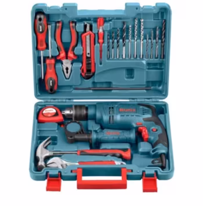 کیت دریل 13 چکشی رونیکس با لوازم مدل RS-0001
