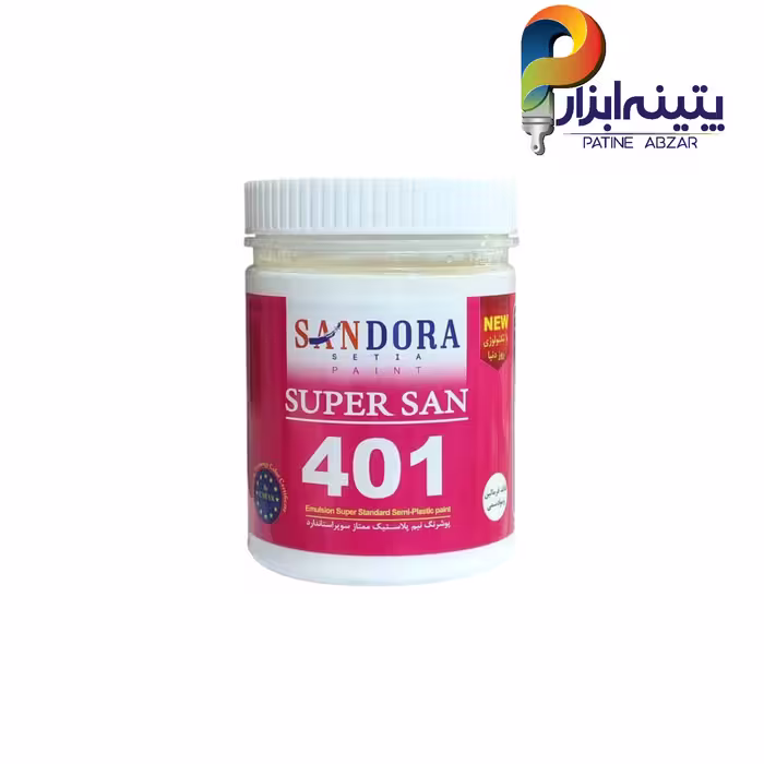پوشرنگ سوپر سان نیم پلاستیک استاندارد یک کیلویی ساندورا کد 401