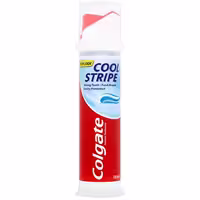 خميردندان پمپی كلگيت  Colgate مدل Cool Stripe با حجم 100 میل اروپایی
