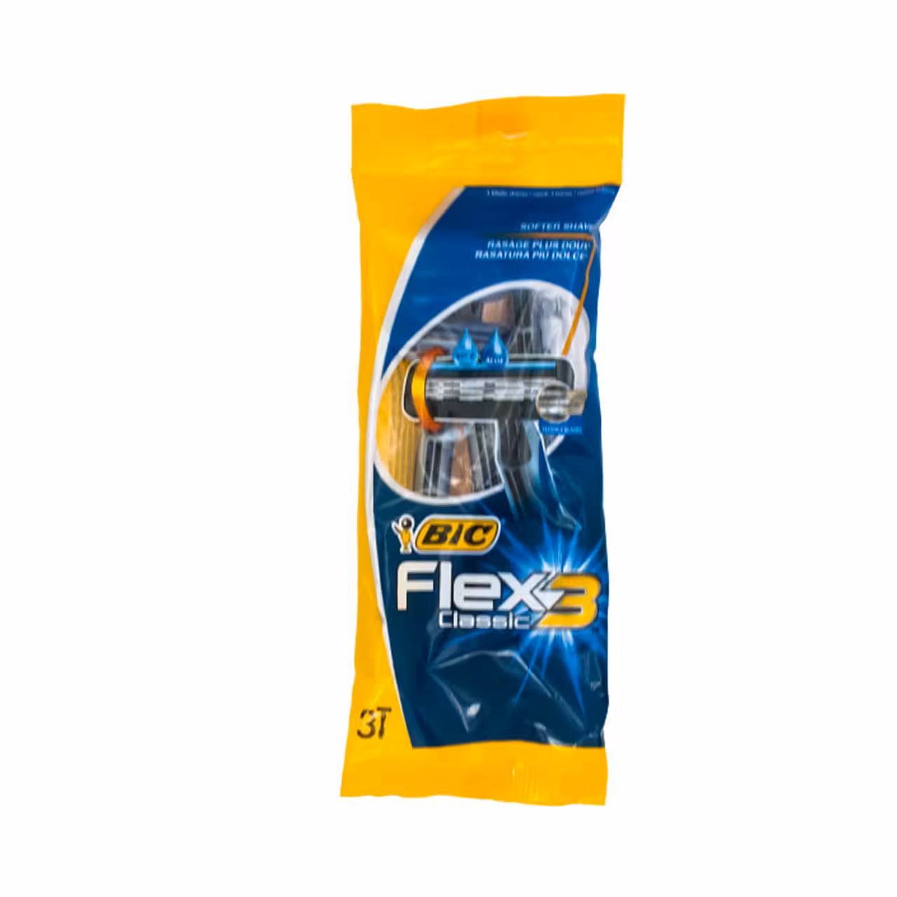 خود تراش سه لبه بیک مدل flex 3 بسته 3 عددی