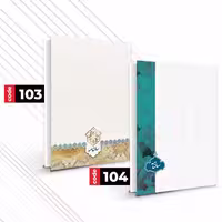 سررسید 1405، نوع یک روزه وزیری، جلد سخت، کد 104