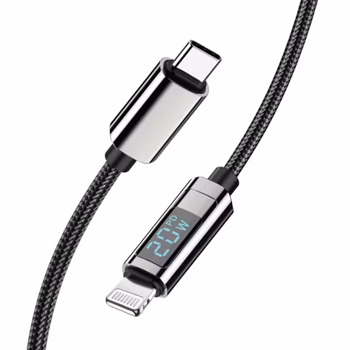 کابل شارژ تایپ C به لایتنینگ کلومن مدل KD-75 به طول 1 متر