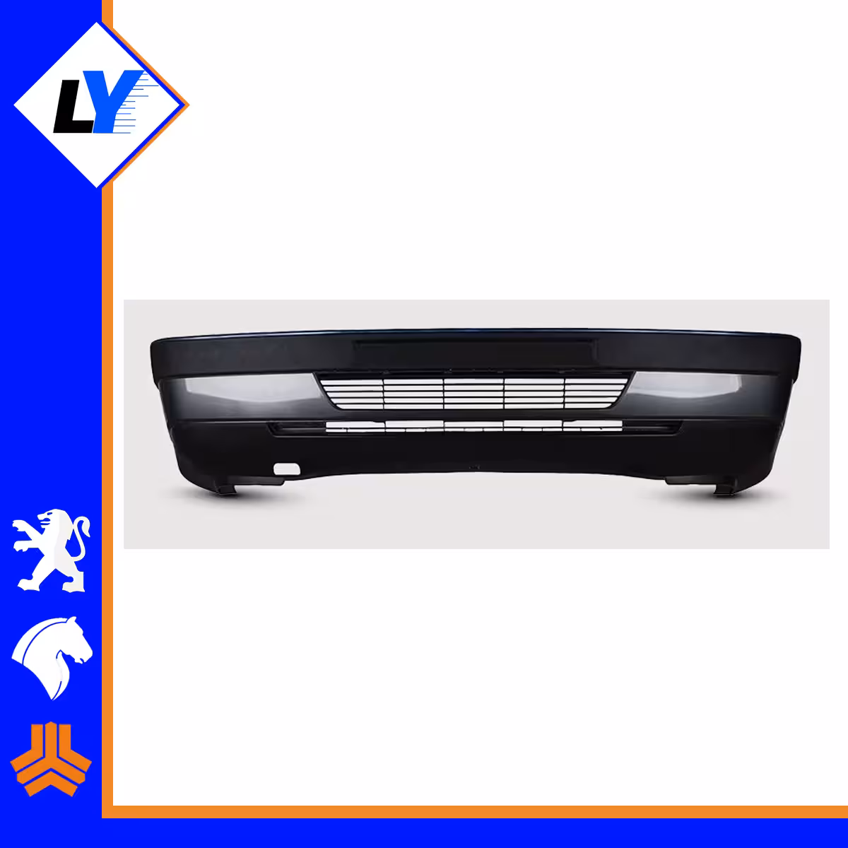 سپر جلو پژو 405 نوک مدادی متالیک دیاق فلزی کامل مهرساز